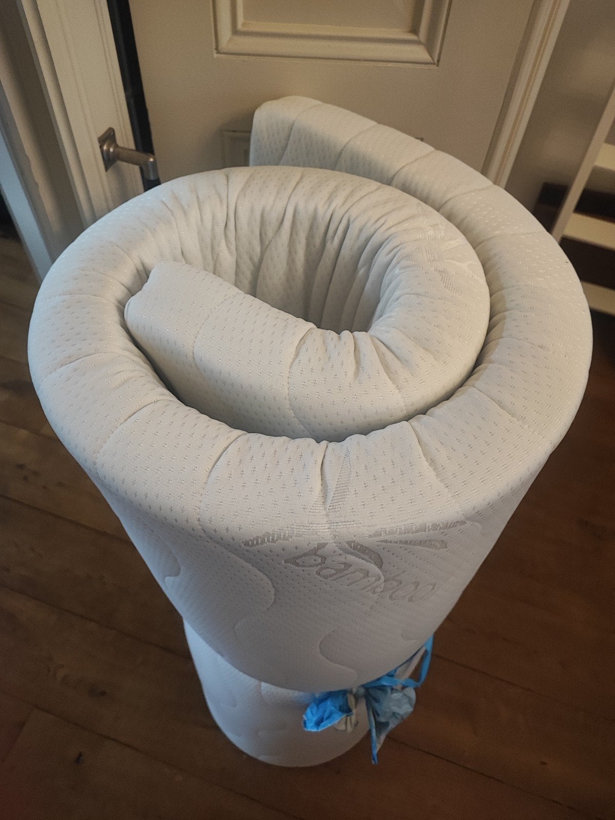Bamboo Matras Topper 120x200x10 cm, Ophalen, Gebruikt, 140 cm, Twijfelaar