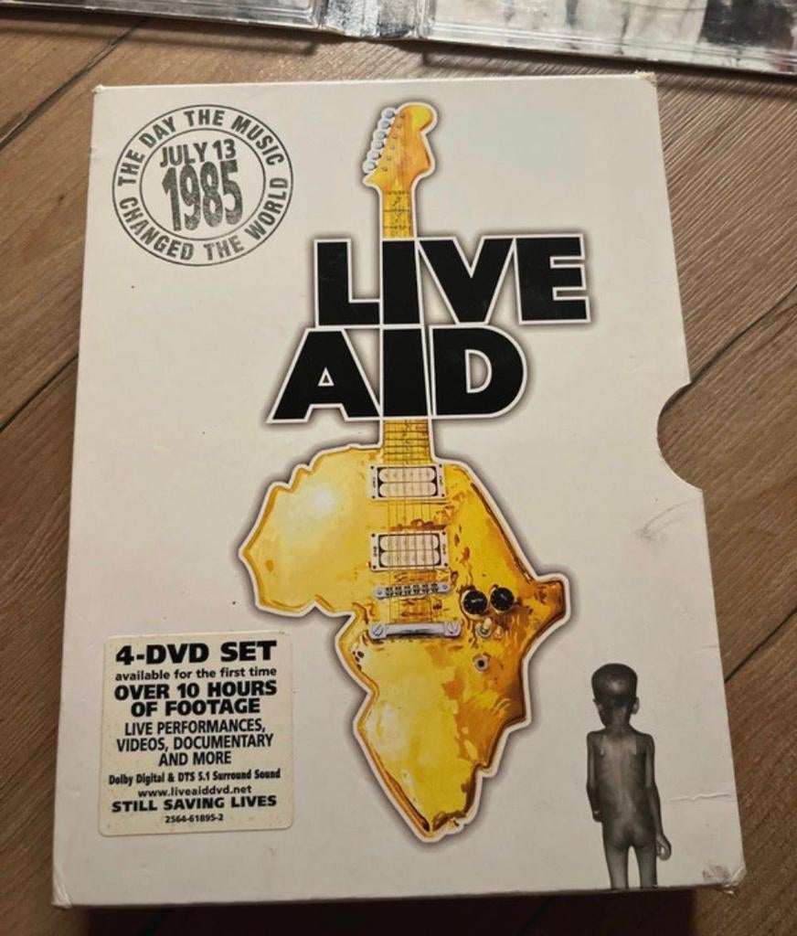 Originele Live Aid DVD 1985 - Zeer Goede Staat, Alle leeftijden, Boxset, Muziek en Concerten, Ophalen of Verzenden