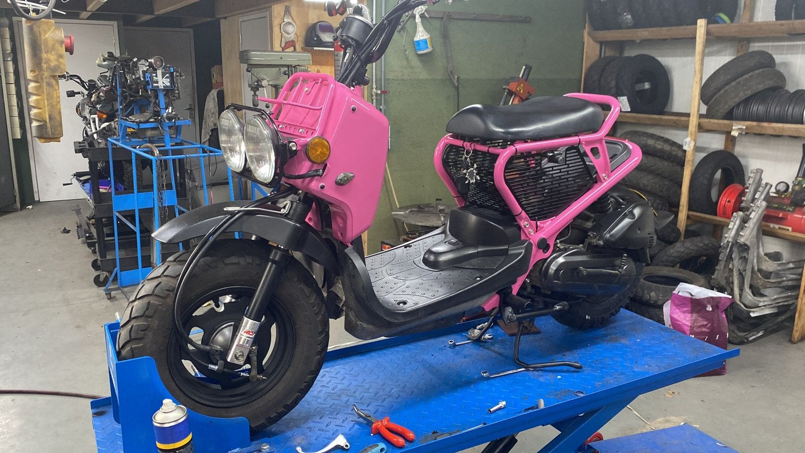 Roze Honda Zoomer, Ophalen, Gebruikt, Overige modellen, Maximaal 45 km/u