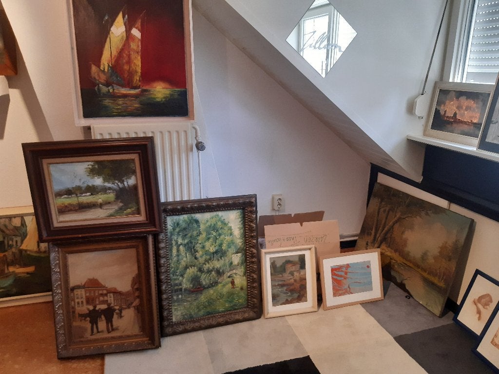 schilderijen, Overige stijlen, Doek, Overige technieken, Ophalen of Verzenden