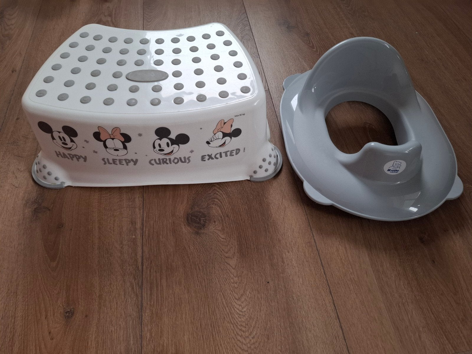 Mickey Mouse opstapje en wc-bril verkleiner, Ophalen, Zo goed als nieuw