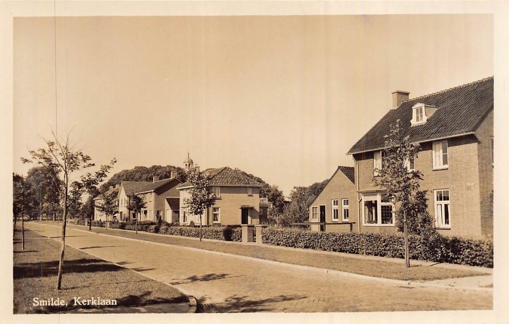 353 Smilde - Kerklaan, Ophalen of Verzenden, 1940 tot 1960, Ongelopen, Drenthe