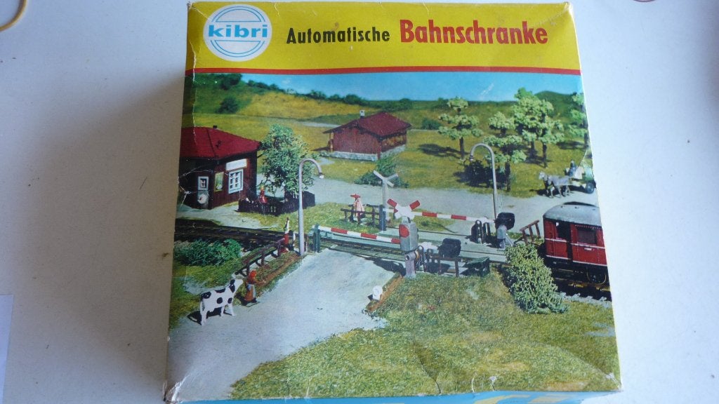 Kibri H0 2210 automatische overweg in ovp, Wisselstroom, Gebruikt, Fleischmann, Overige typen