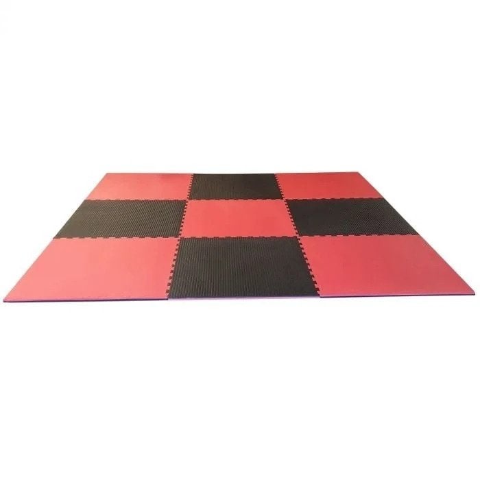 Puzzelmatten 2,5cm zwart/rood, Overige, Nieuw, Ophalen of Verzenden, Vechtsportmateriaal