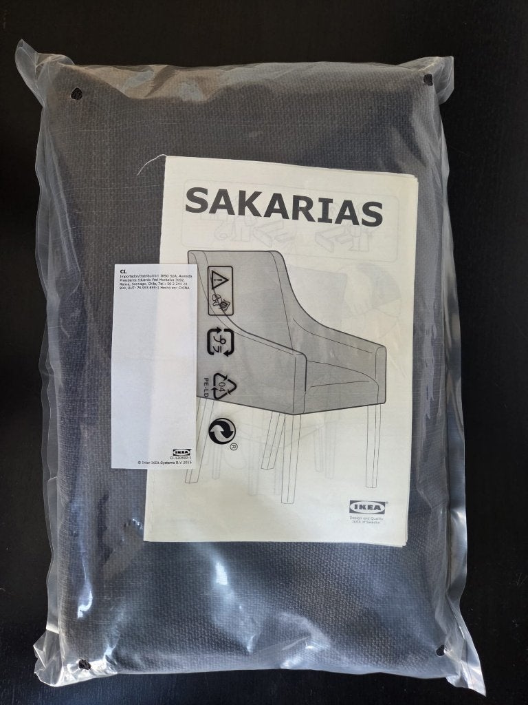 Ikea Sakarias Stoelhoes Donkergrijs, Ophalen, Nieuw, Eén, Stof