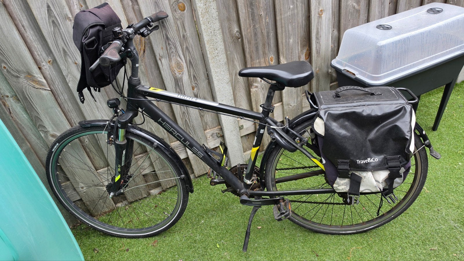 Fiets, framehoogte 46 cm, Gebruikt, 26 inch, Minder dan 49 cm, Meer dan 20 versnellingen