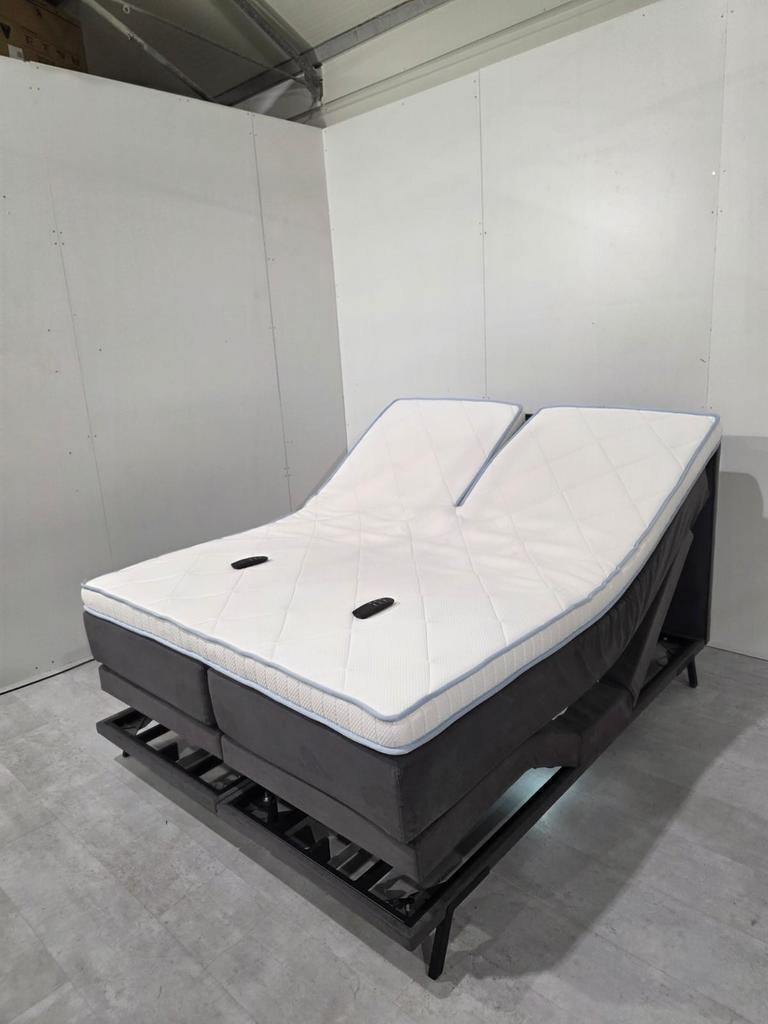 Swiss Sense Home 102 Elektrisch Boxspring 180x200, ., Tweepersoons, Ophalen of Verzenden, Zo goed als nieuw