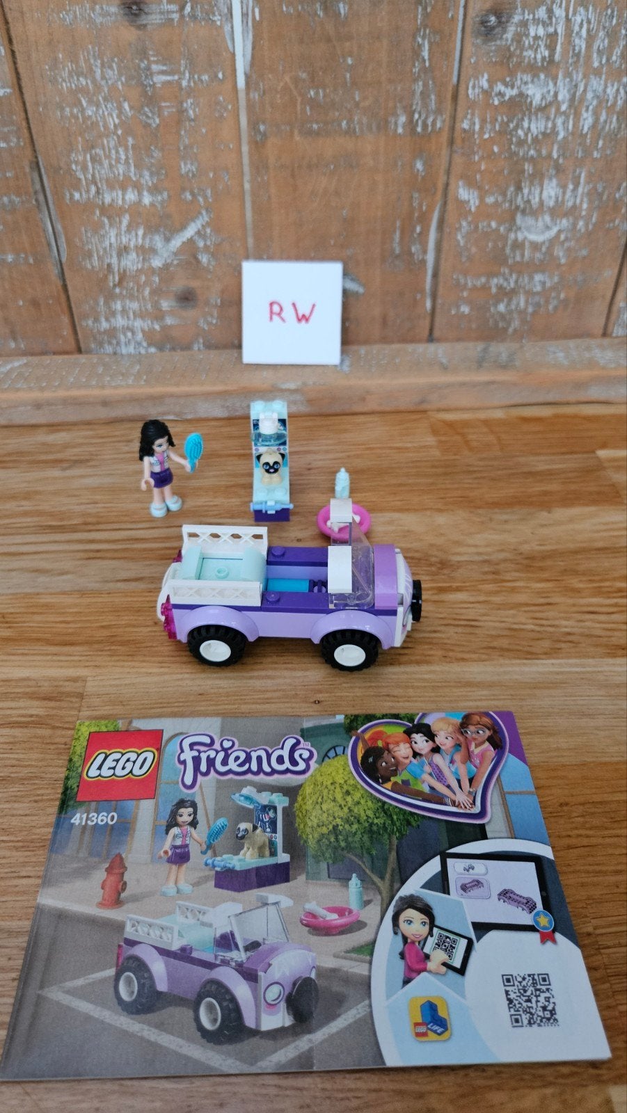Lego Friends 41360 Emma's mobiele dierenkliniek - Compleet!, Lego, Friends, Ophalen of Verzenden, Zo goed als nieuw