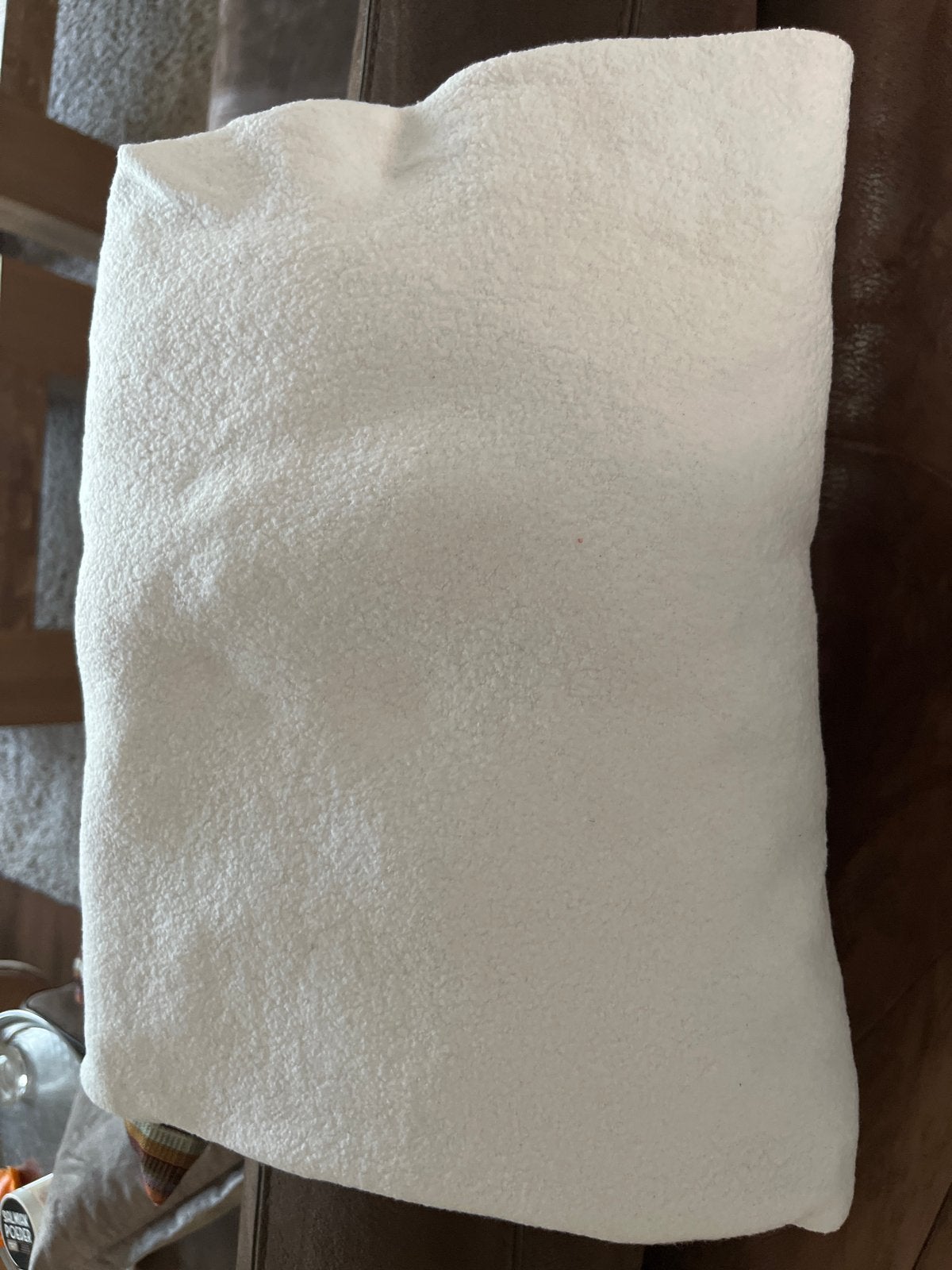 Molton hoeslaken 180x200 cm - Wit, Lits-jumeaux, Katoen, Nieuw, Ophalen of Verzenden