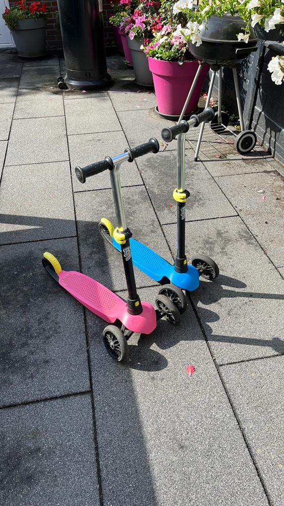 Oxelo B1 Kinderstep (roze en blauw) - Per stuk of samen, Ophalen, Gebruikt, Gewone step