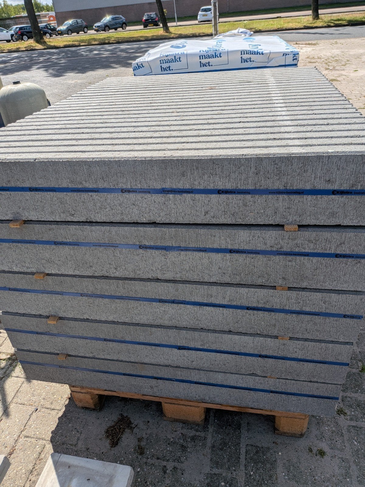 Kijlstra opsluitbanden grijs 5x15x100 cm, Ophalen, ., Overige typen, Nieuw