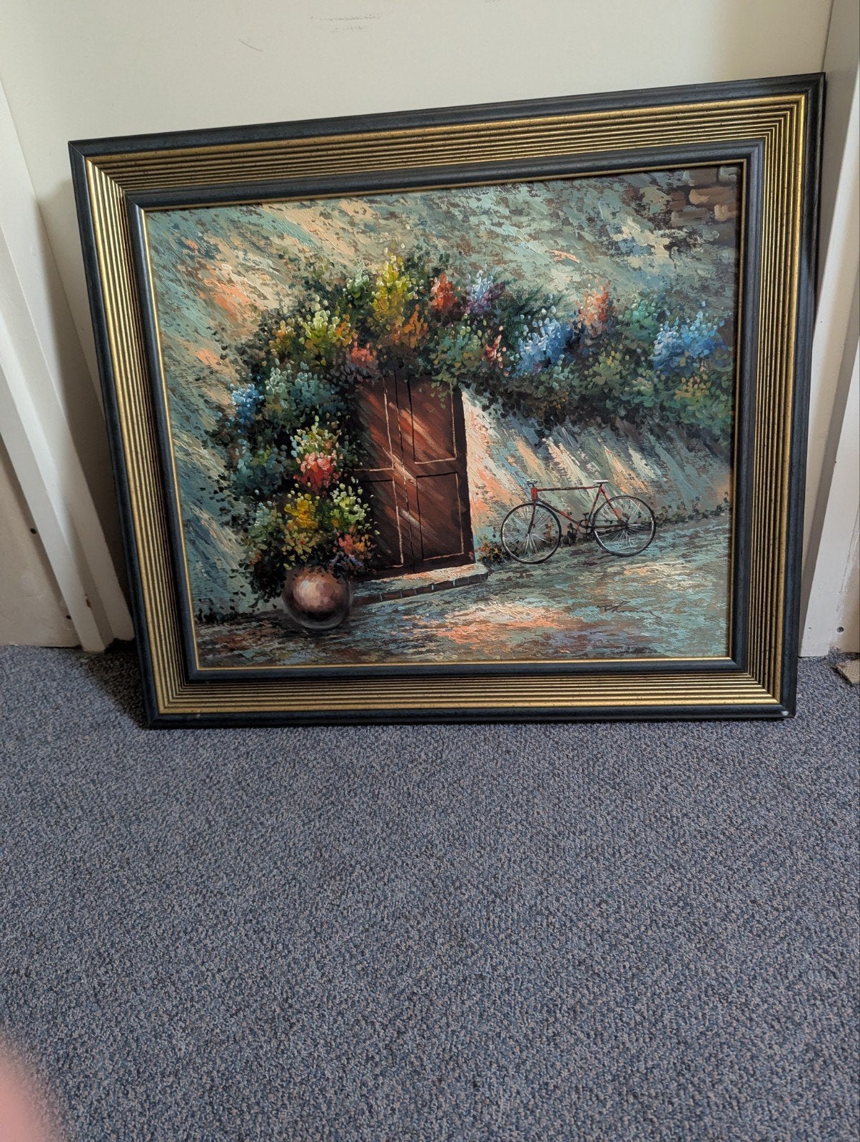olieverfschilderij, Ophalen