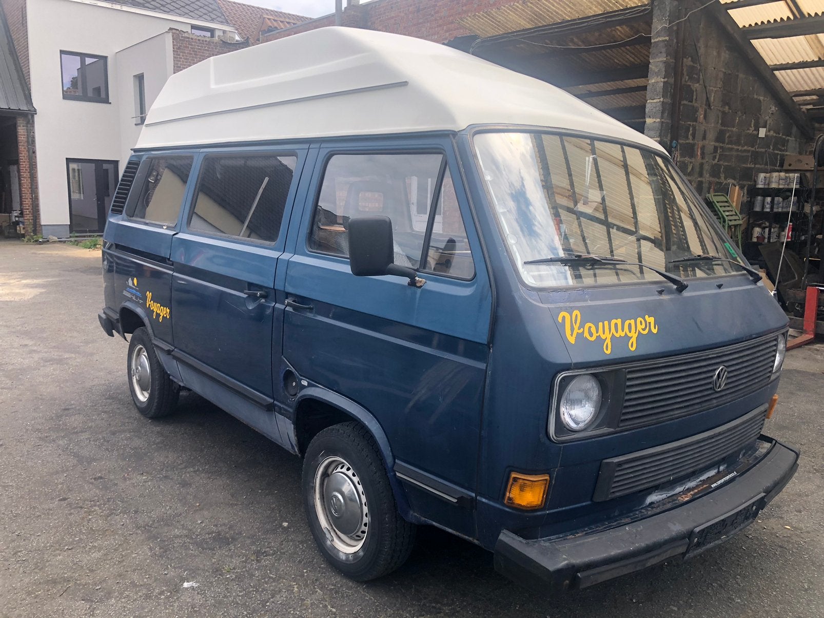 Vw T3 camper, Chemisch toilet, Buscamper of Camperbus, Volkswagen, Particulier