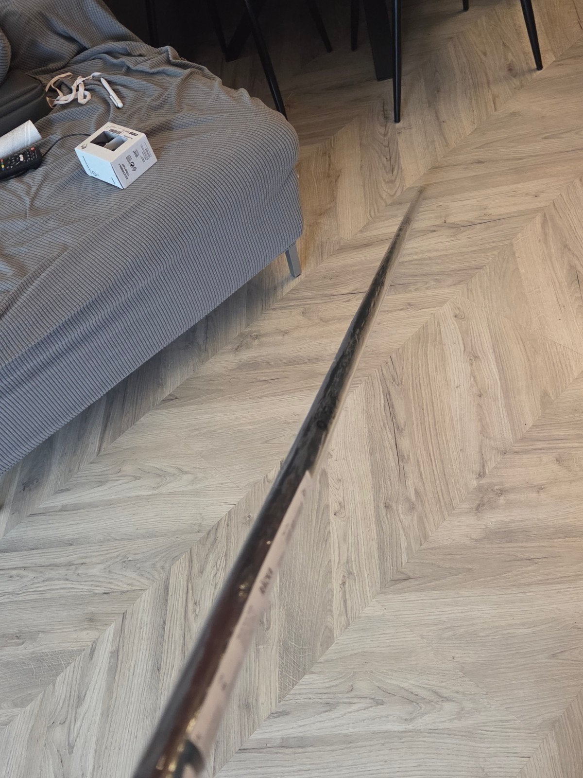 IKEA RÄCKA Roede Zwart 210-385 cm, Ophalen, Zwart, Nieuw, IKEA