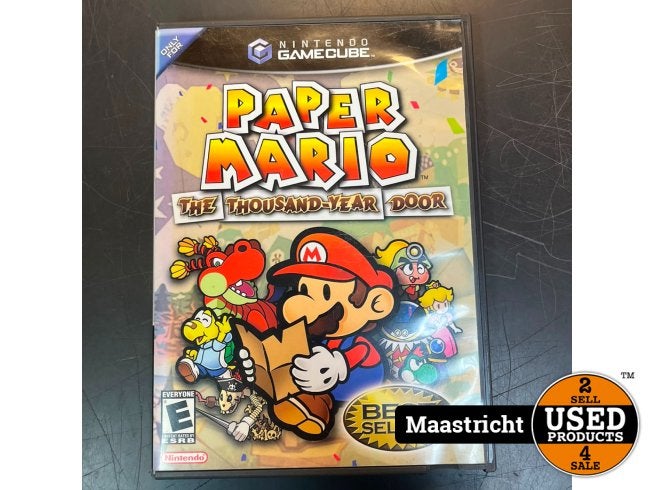Gamecube Game | Paper Mario the Thousand Year Door, Nintendo, Zo goed als nieuw, Support@nintendo.com, 11-1 Hokotate-cho, Kamitoba, Minami-ku
Kyoto 601-8501
Japan