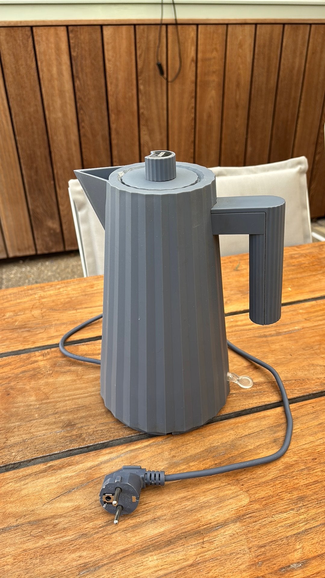 Alessi waterkoker 1.7ltr, Witgoed en Apparatuur, Waterkokers, 1 tot 2 liter, Ophalen of Verzenden, Zo goed als nieuw