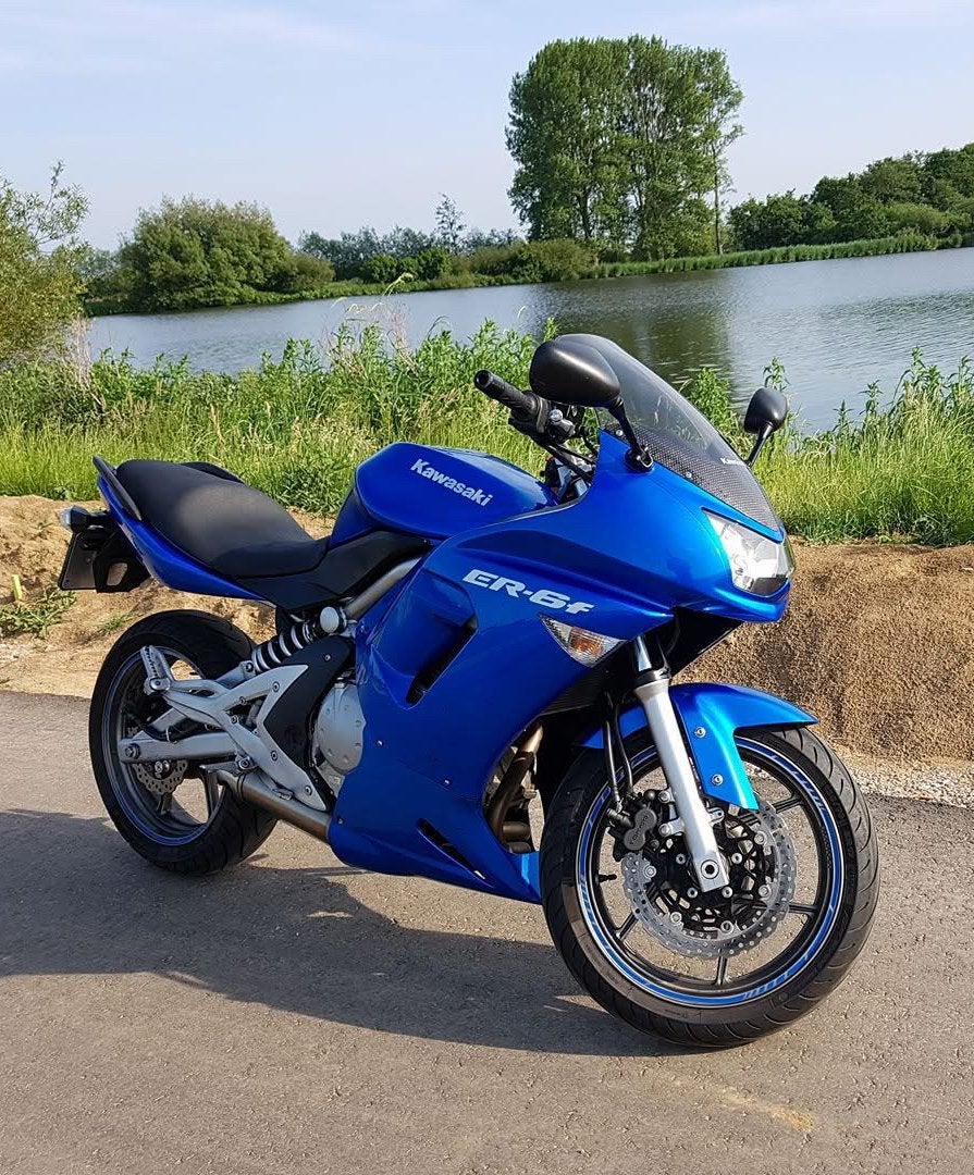 Kawasaki ER6 /ER6F - Blauw - 35 KW - Rijklaar!, 2 cilinders, Occasion, Particulier, Meer dan 35 kW