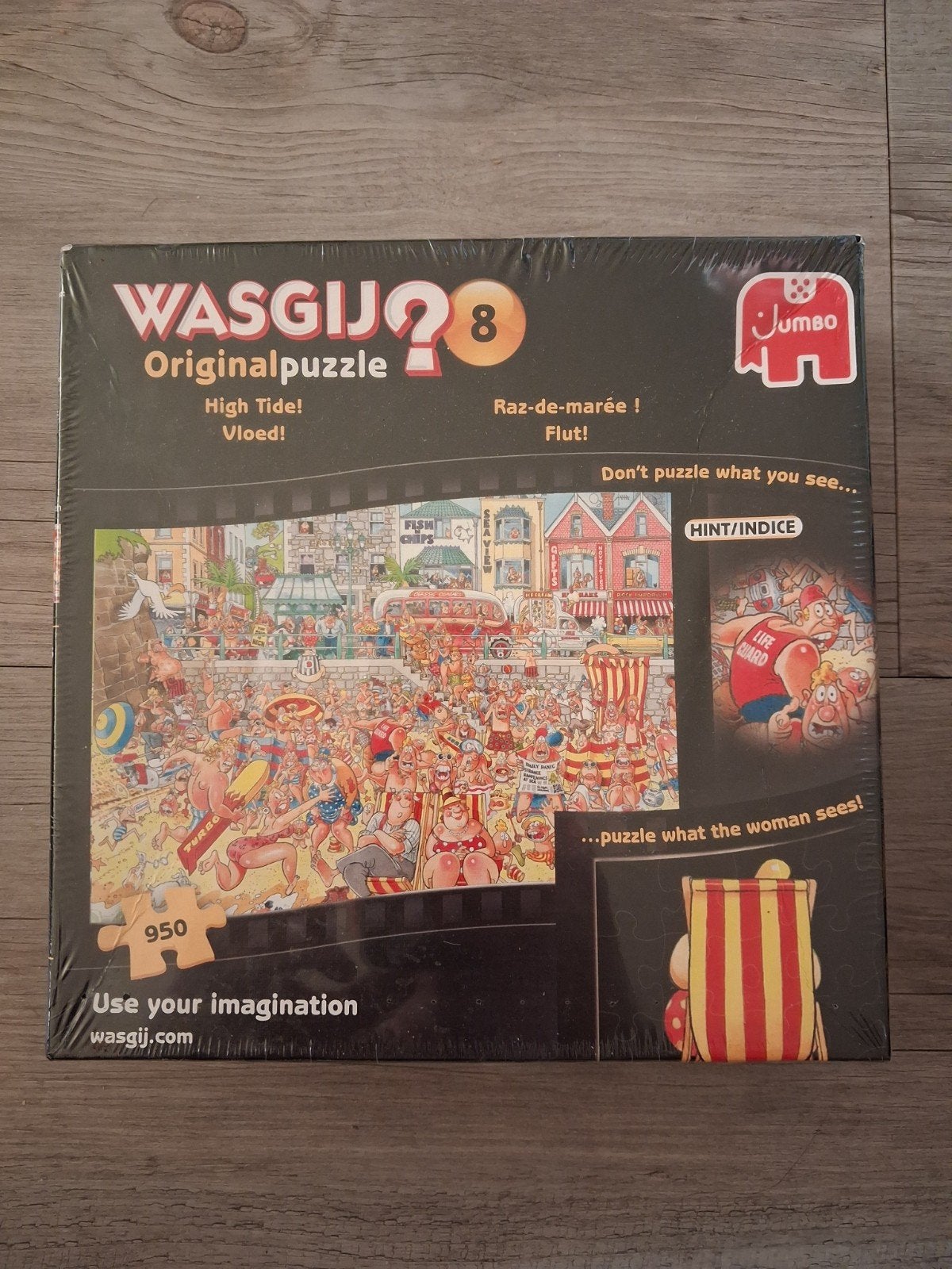 Nieuwe Wasgij nummer 8 puzzel van 950 stukjes, Ophalen of Verzenden, 500 t/m 1500 stukjes, Nieuw, Legpuzzel
