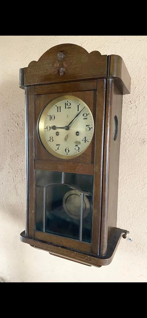 mooie OUDE ‘ANTIEKE’ JUNGHANS KLOK, Antiek en Kunst, Ophalen