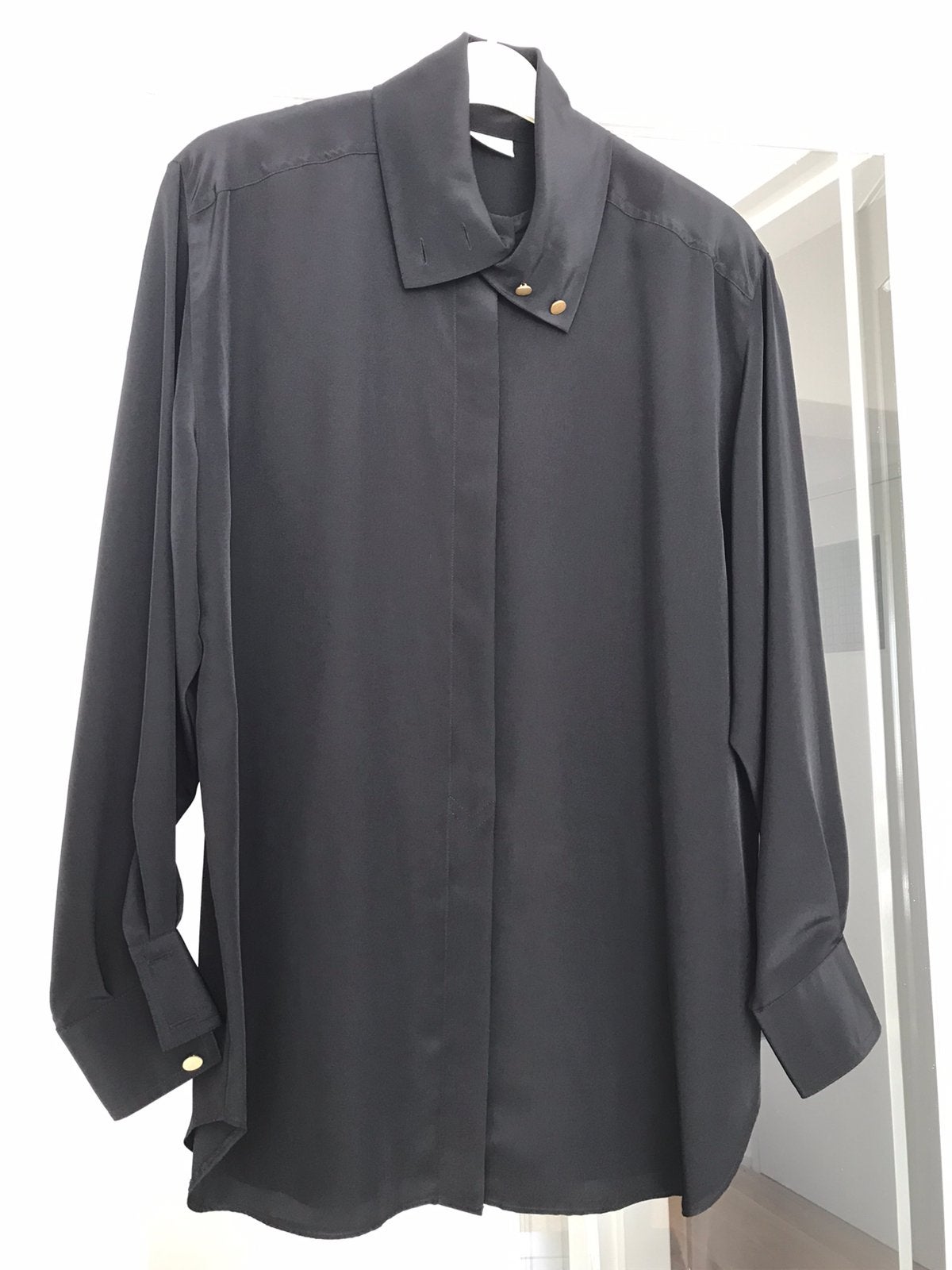Zwarte blouse Verse maat 44, Ophalen of Verzenden, Zo goed als nieuw, Maat 42/44 (L), Zwart