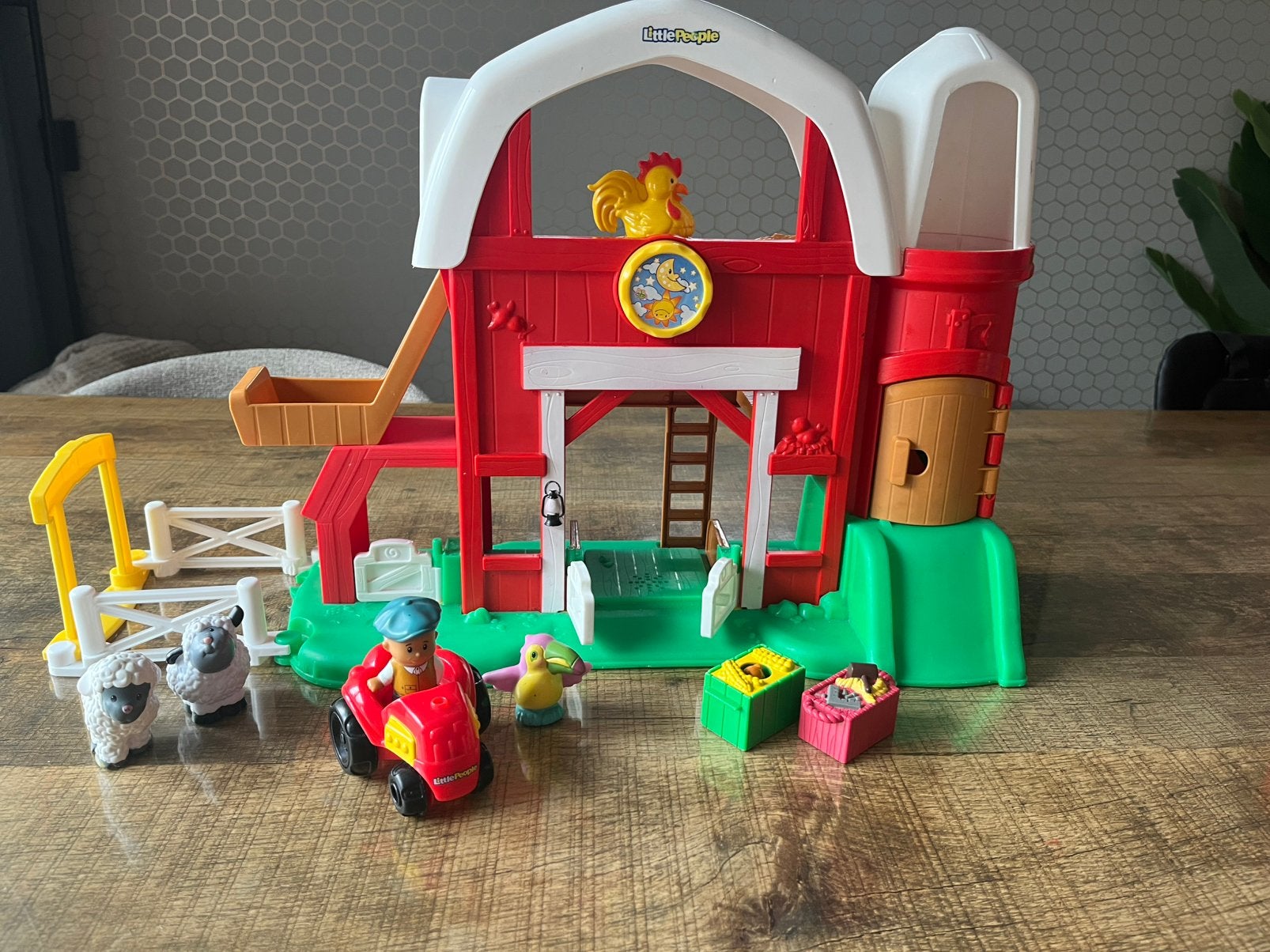 Little People boerderij, Kinderen en Baby's, Ophalen, Gebruikt, Speelset, Met geluid