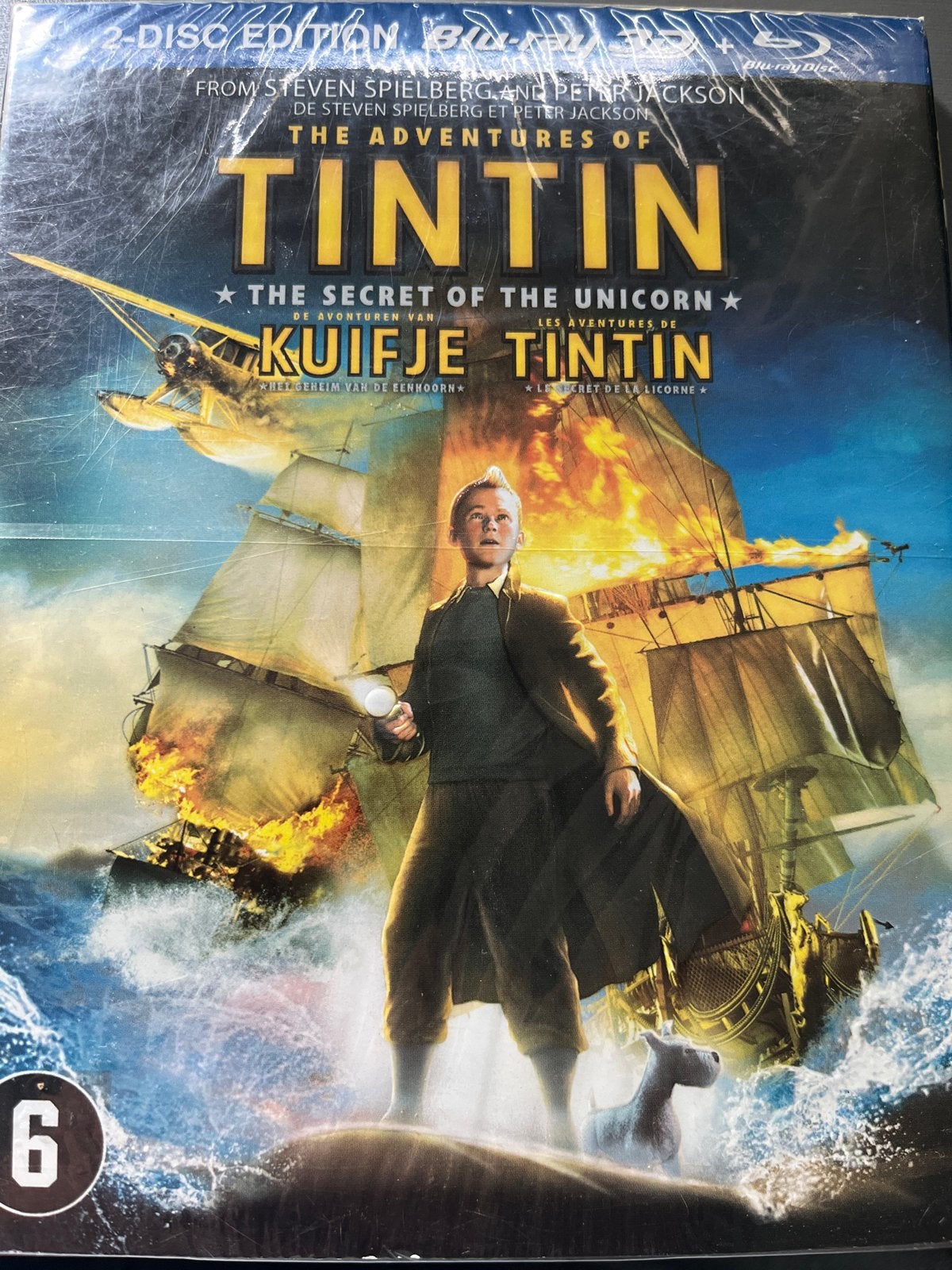 De Avonturen van Kuifje: Het Geheim van de Eenhoorn (Blu-ray, Avontuur, Inclusief extra's, Nederlands, Film