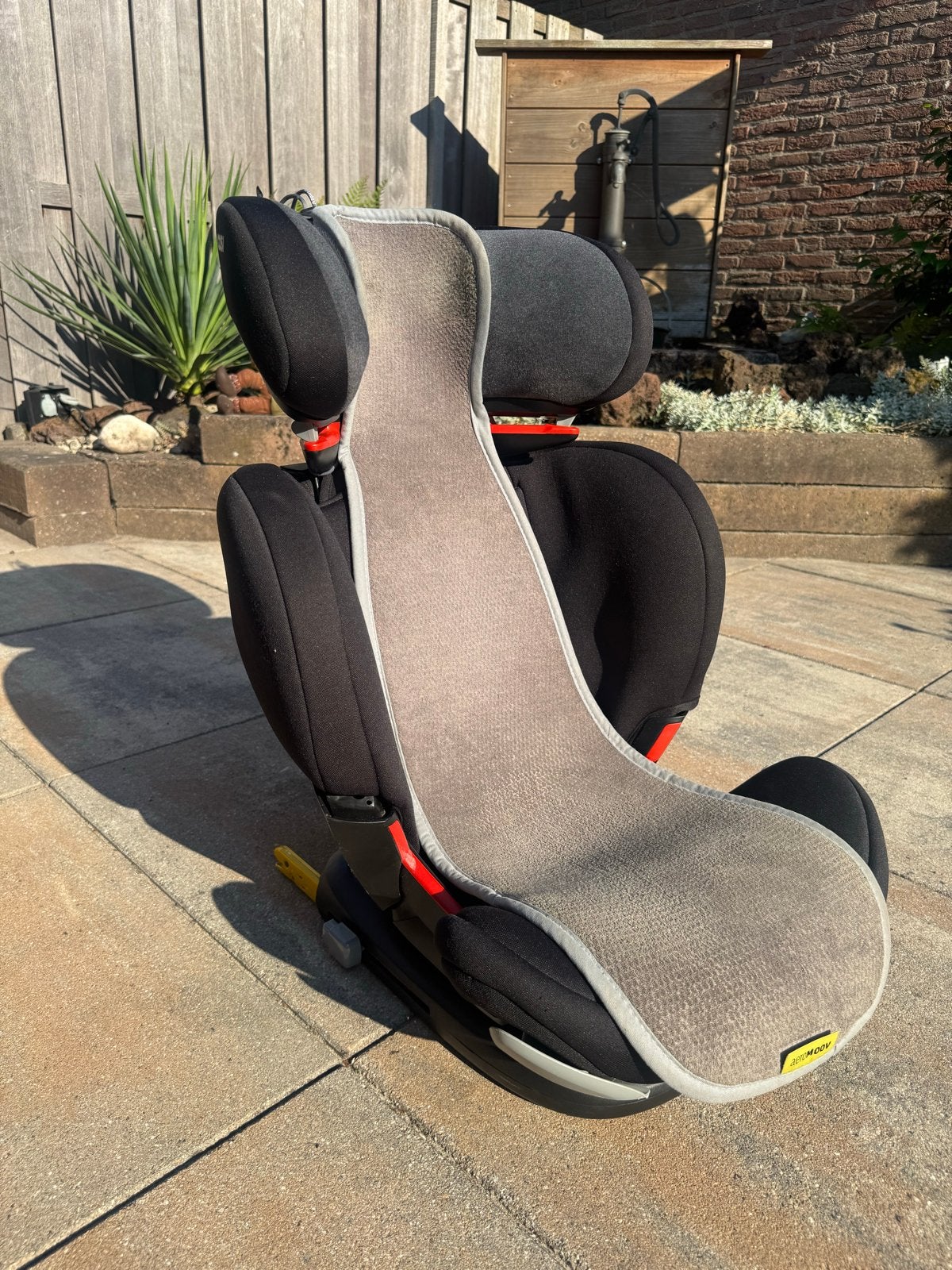 Maxi-Cosi Rodi Fix autostoel + aeromoove Air layer & Isofix, Ophalen, Gebruikt, 15 t/m 36 kg, Verstelbare rugleuning