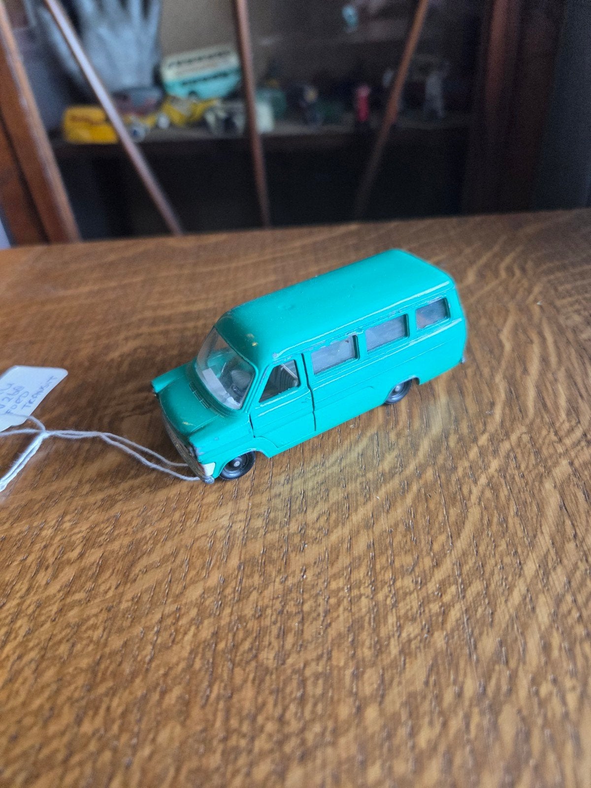 siku V 268 FORD TRANSIT GROEN IN ZEER MOOIE ORIGINELE STAAT, Verzenden, Zo goed als nieuw, Bus of Vrachtwagen