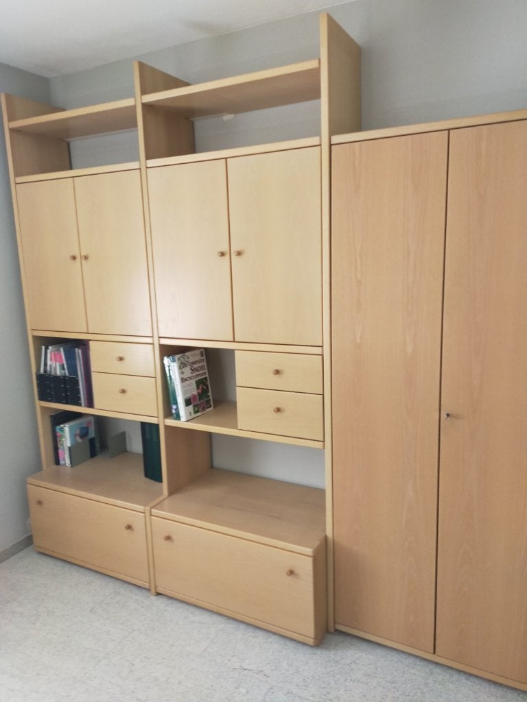 Hulsta kantoormeubilair, Werkplek, Ophalen, Gebruikt, Complete inventaris