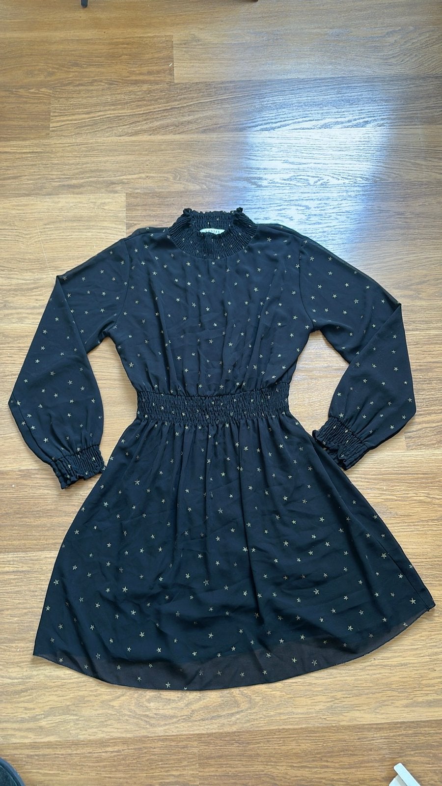 Costes jurk met sterrenprint, maat 40, Ophalen of Verzenden, Gedragen, Maat 38/40 (M), Zwart