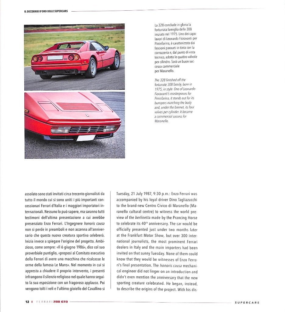 FERRARI 288 GTO, Gaetano Derosa, Verzenden, Nieuw, Ferrari