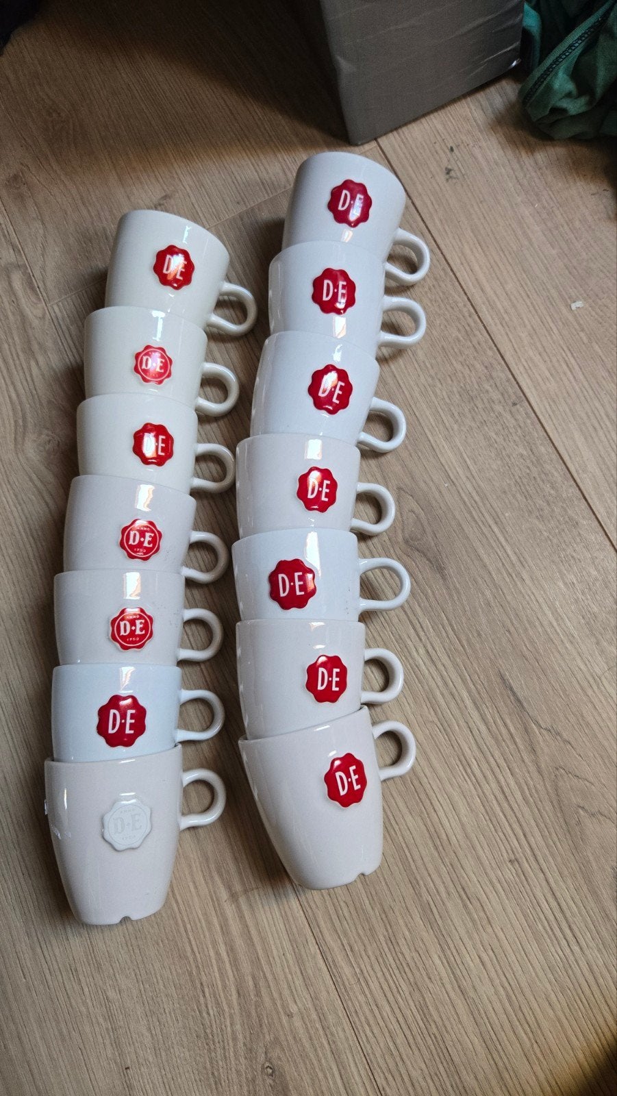 Douwe egberts senseo mokken 14 stuks, Huis en Inrichting, Ophalen of Verzenden, Zo goed als nieuw, Kop(pen) en/of Schotel(s)