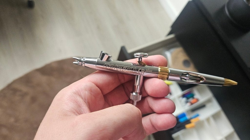 NIEUWE airbrush set – H&S Evolution, compressor, booth, Ophalen of Verzenden, Nieuw, Airbrush en Toebehoren