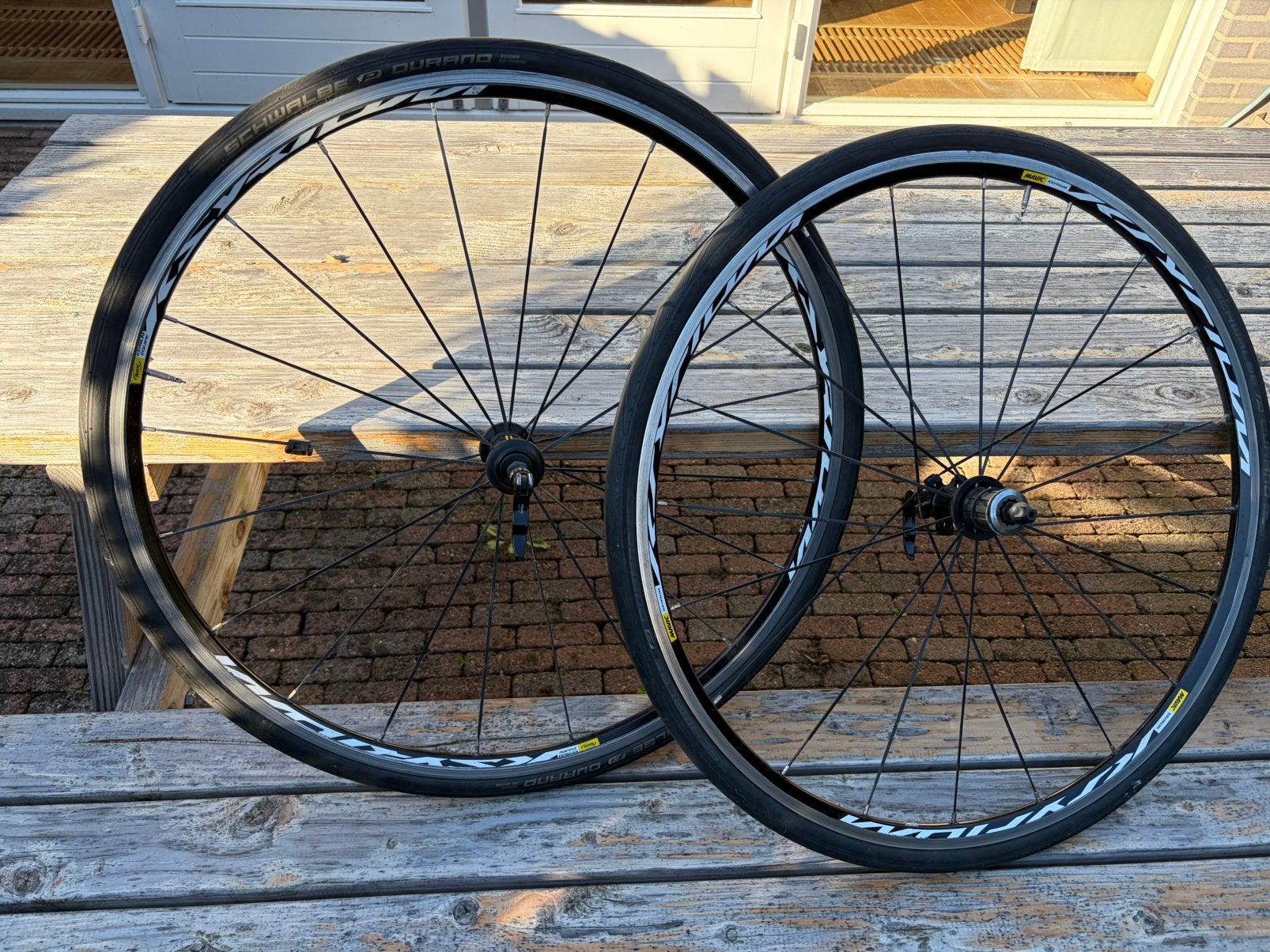 Mavic Ksyrium wielset., Fietsen en Brommers, Ophalen of Verzenden, Racefiets, Wiel, Aluminium