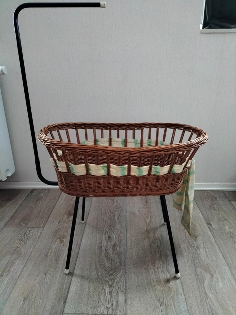 Vintage poppenwieg, Kinderen en Baby's, Ophalen, Gebruikt, Overige typen