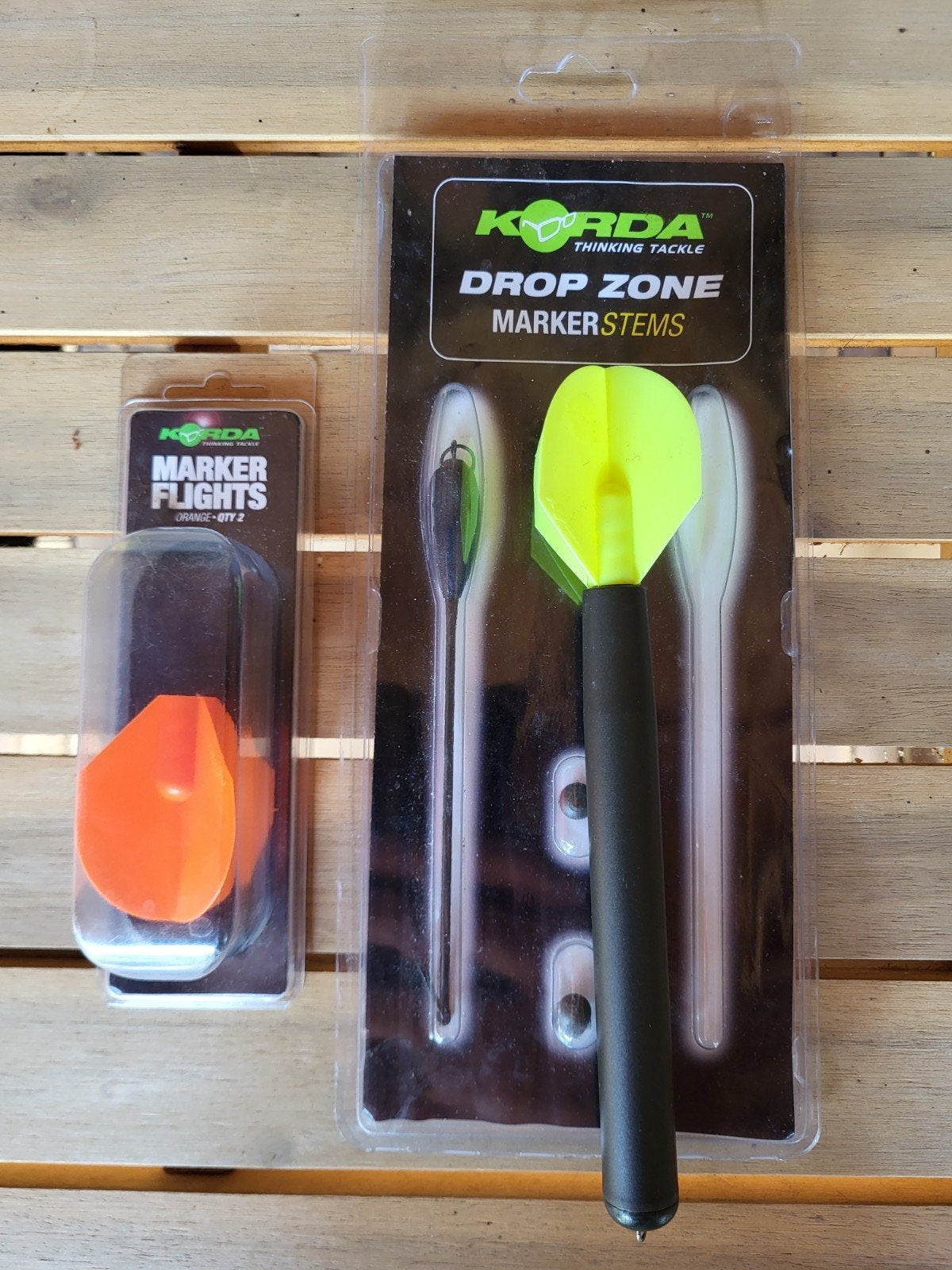 Korda Dropzone Marker incl extra flights, Watersport en Boten, Hengelsport | Karpervissen, Ophalen of Verzenden, Zo goed als nieuw