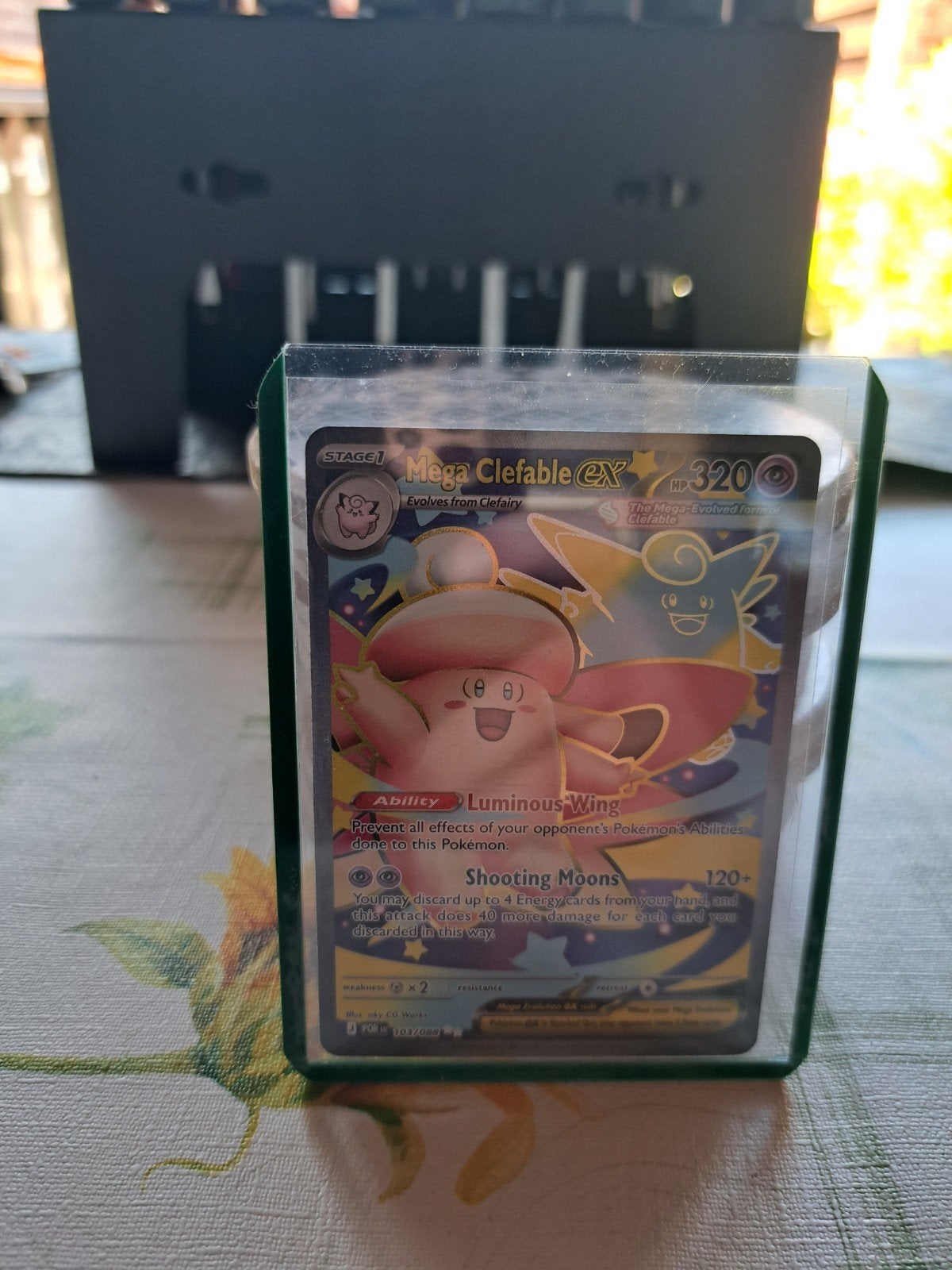 Mega Clafble ex 103/088, Ophalen