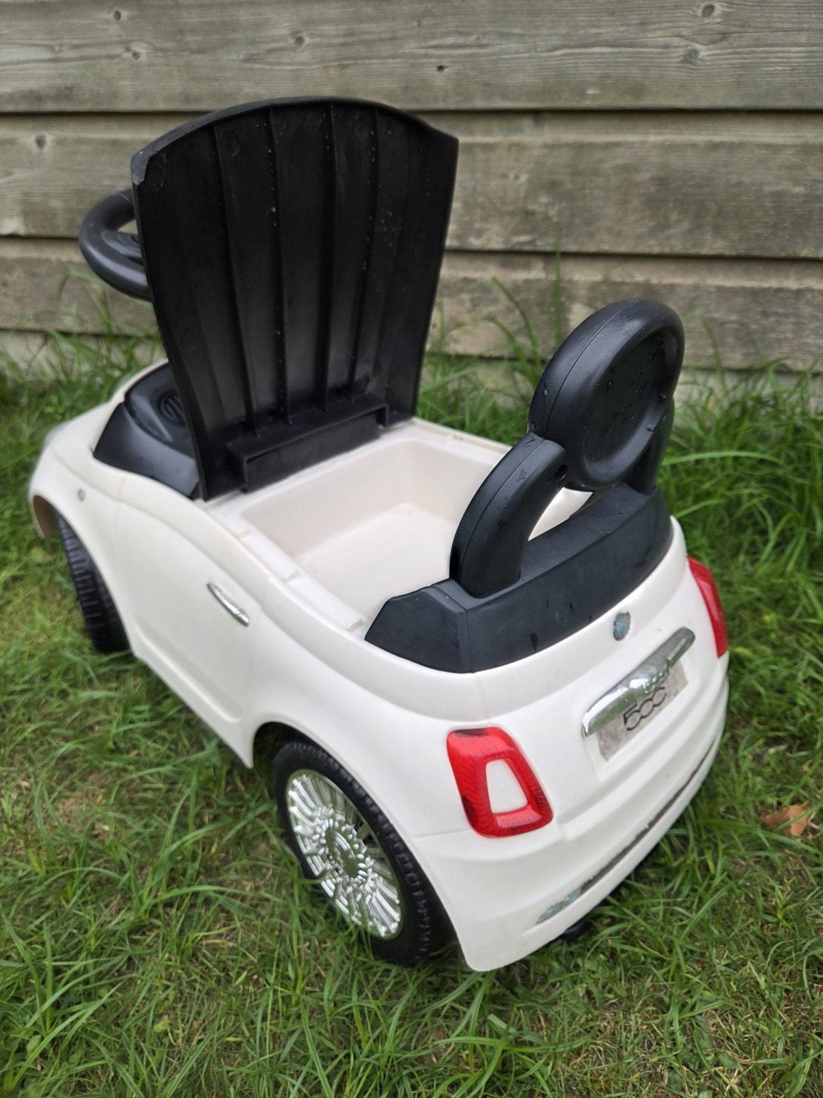 Fiat 500 loopauto voor kinderen - Wit, Ophalen, Gebruikt, Loopvoertuig