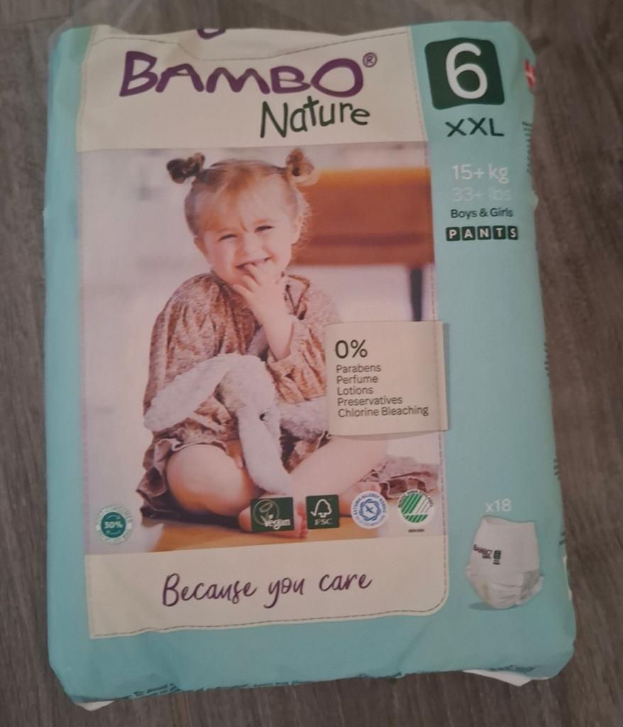 Bambo Nature Luiers Maat 6 XXL (15+ kg), Ophalen, Nieuw