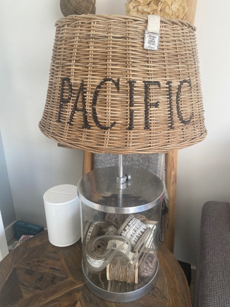 Prachtige tafellamp van Rivièra Maison, Gebruikt, Overige merken, Glas, Landelijk