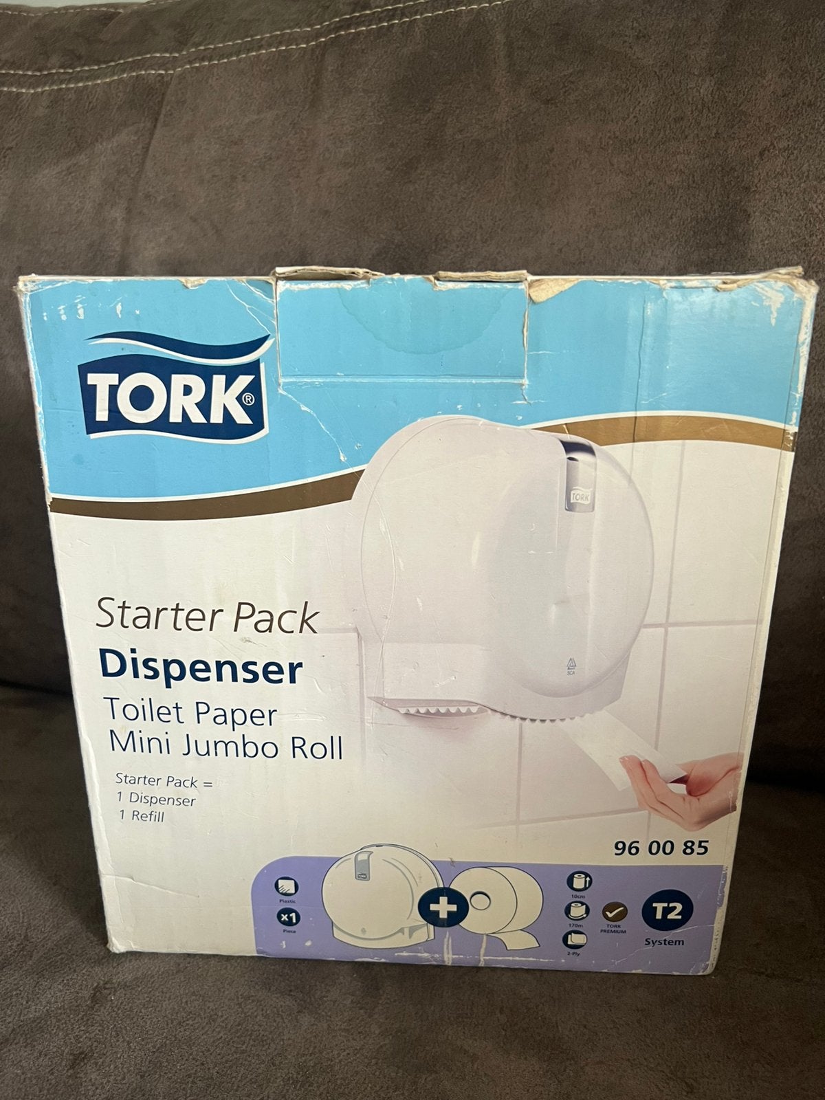 Tork Toiletpapier Dispencer T2., Ophalen of Verzenden, Zo goed als nieuw, Wit, Overige typen