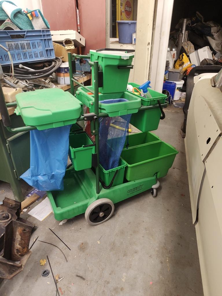 Schoonmaak wagen Greenspeed Greeny, Ophalen