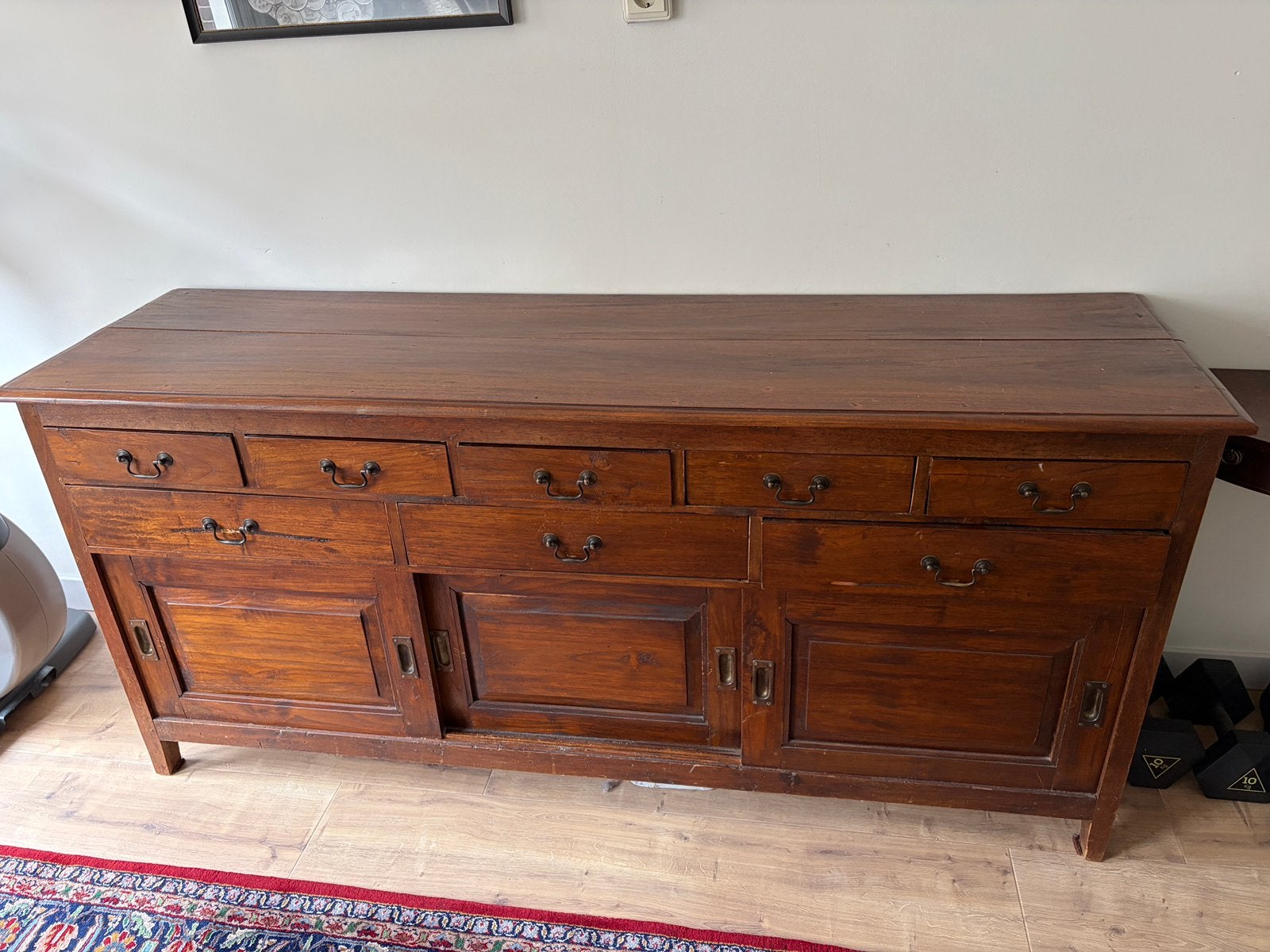 Dressoir met veel kast ruimte, Ophalen, Zo goed als nieuw, 25 tot 50 cm, 200 cm of meer