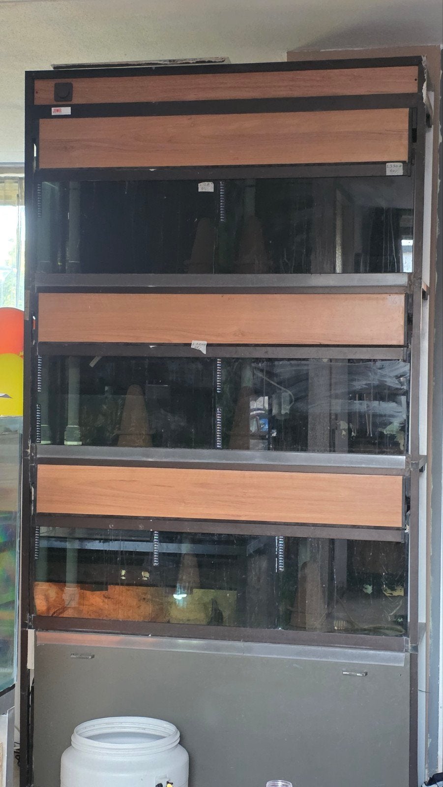 Aquariumstelling van Juwel 2x compleet MOET ZSM WEG!, Gebruikt, Leeg aquarium, Juwel, Ophalen