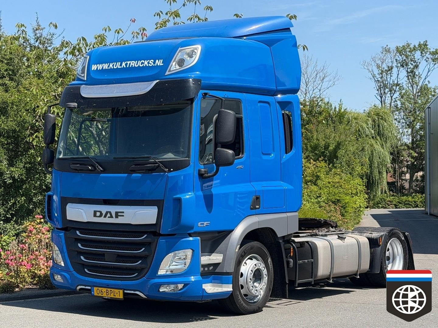 DAF CF 410 FT Space cab - Euro 6 d K2066, Auto's, Automaat, Achterwielaandrijving, Overige kleuren, Bedrijf