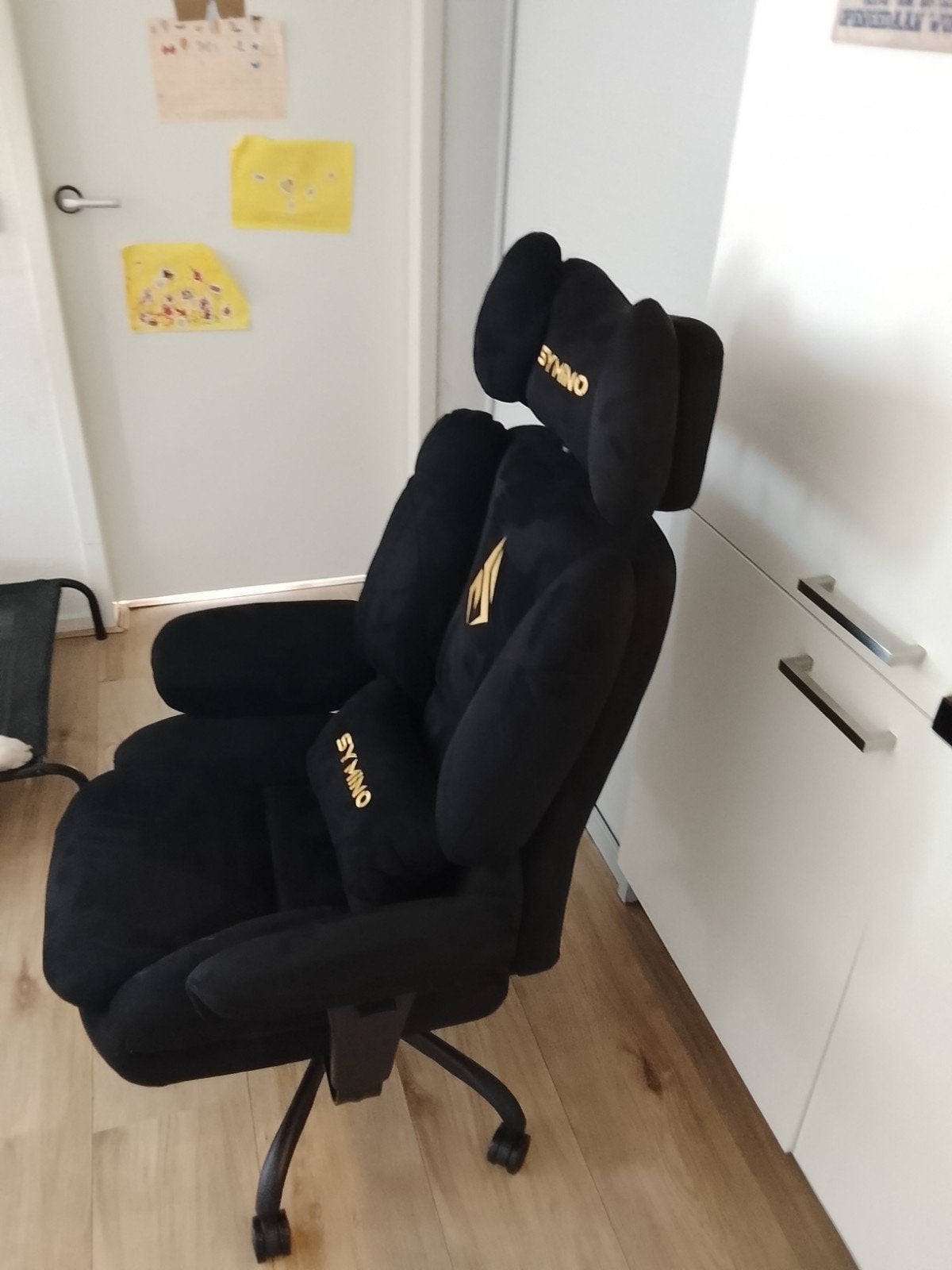 Symino Gaming Directeursstoel - Nieuw, Gaming bureaustoel, Zwart, Onbekend, Nieuw
