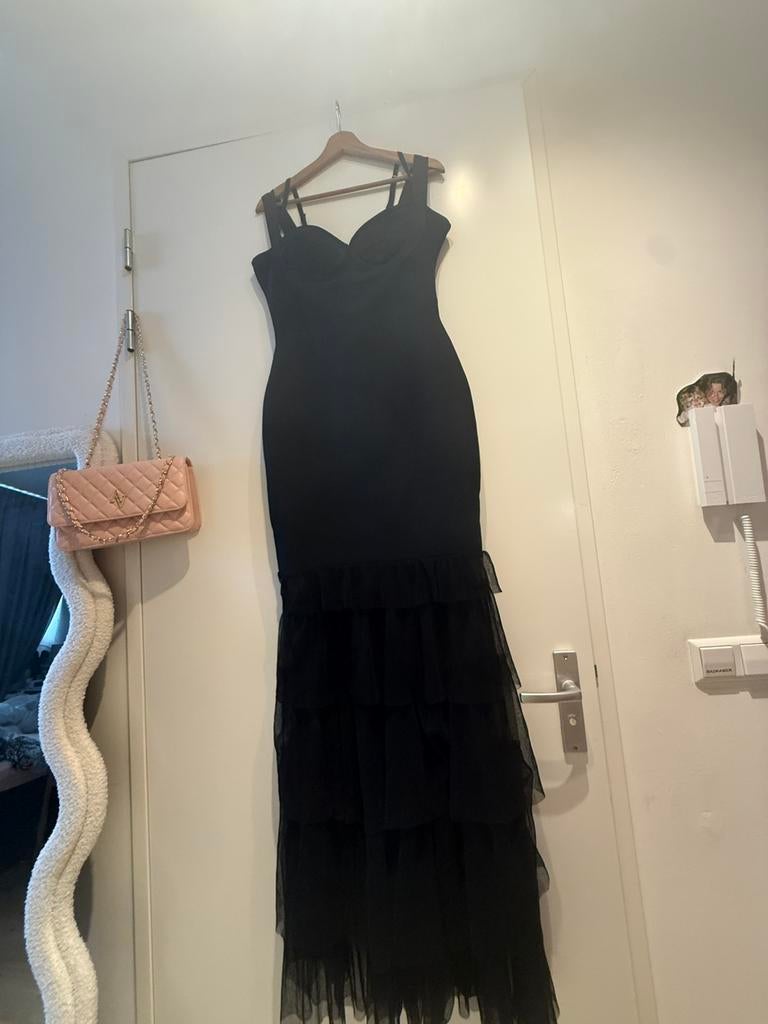luxe bcbgmaxazria mermaid bandage jurk, Kleding | Dames, Maat 38/40 (M), Galajurk, Zwart, Nieuw