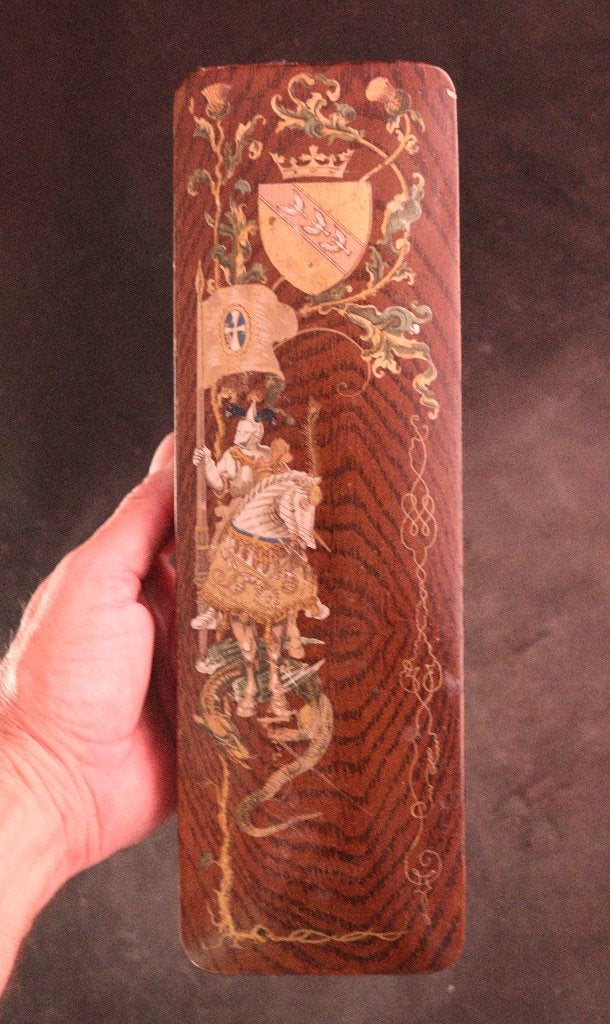 Papier maché handschoenendoos, Ophalen of Verzenden