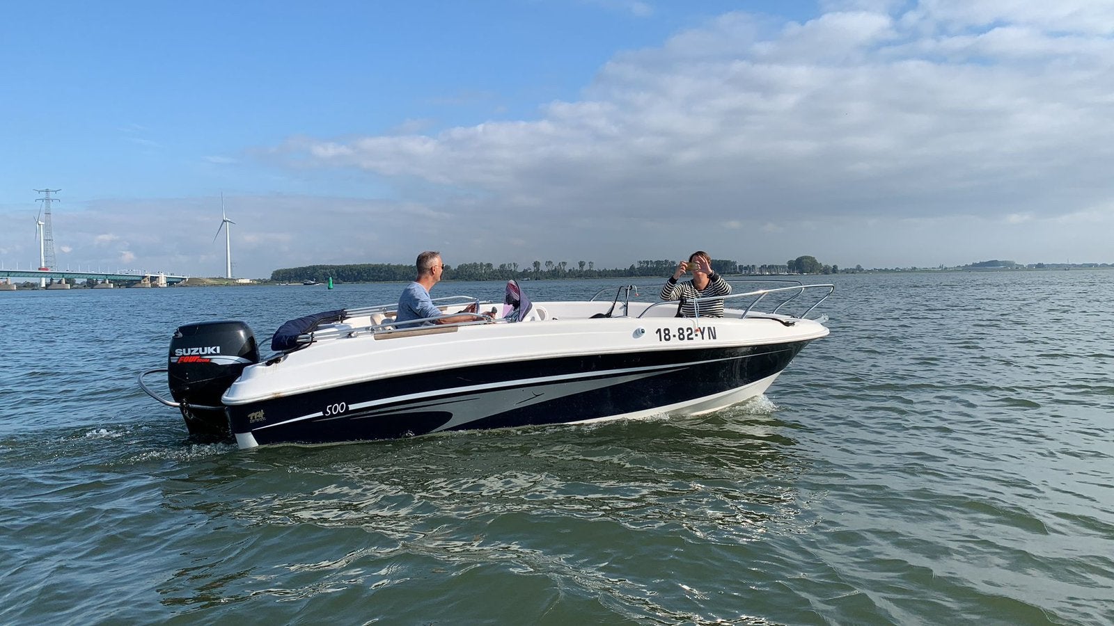 Consoleboot Mazury 500 met suzuki 100 pk  en veel extra’s, Overige merken, Elektrische start, Zo goed als nieuw, 2 m