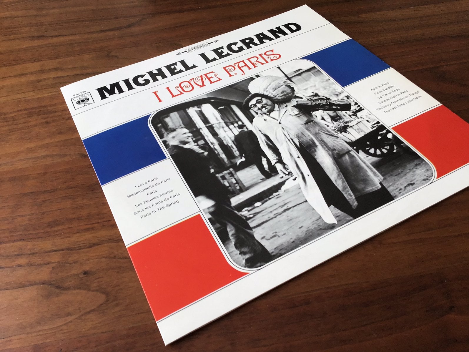 LP, MICHEL LEGRAND, I LOVE PARIS, CBS S-52035, Ophalen of Verzenden, Zo goed als nieuw, LP